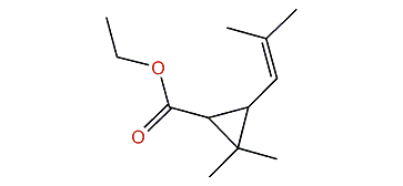 Ethyl 2,2-dimethyl-3-(2-methylpropenyl)-cyclopropanecarboxylate